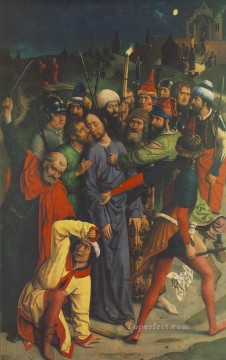 ダーク・バウツ Painting - キリストの捕獲 オランダのダーク試合